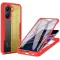 Phonesta Slim Protect 360 hoesje met Screenprotector voor Xiaomi Poco X7 Pro - Rood