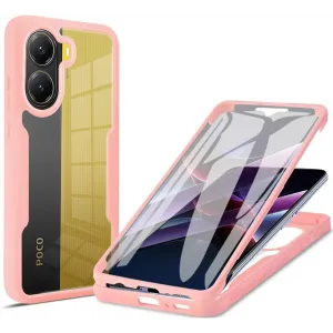 Phonesta Slim Protect 360 hoesje met Screenprotector voor Xiaomi Poco X7 Pro - Roze