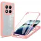 Phonesta Slim Protect 360 hoesje met Screenprotector voor Xiaomi Redmi Note 14 Pro 4G - Roze