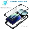 Phonesta Slim Protect 360 hoesje met Screenprotector voor Xiaomi Redmi Note 14 Pro 4G - Zwart 2