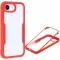Phonesta Slim Protect 360 hoesje met Screenprotector voor Apple iPhone 17e/16e - Rood