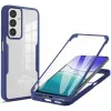 Phonesta Slim Protect 360 hoesje met Screenprotector voor Samsung Galaxy A16 - Blauw