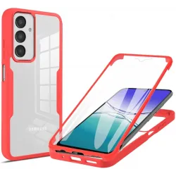 Phonesta Slim Protect 360 hoesje met Screenprotector voor Samsung Galaxy A16 - Rood