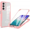 Phonesta Slim Protect 360 hoesje met Screenprotector voor Samsung Galaxy A16 - Roze