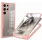 Phonesta Slim Protect 360 hoesje met Screenprotector voor Samsung Galaxy S25 Ultra - Roze