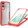 Phonesta Slim Protect 360 hoesje met Screenprotector voor Samsung Galaxy S25 Edge - Rood