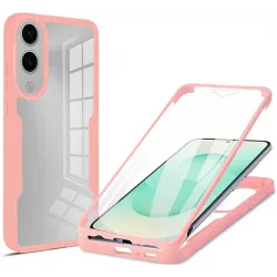 Phonesta Slim Protect 360 hoesje met Screenprotector voor Samsung Galaxy S25 Edge - Roze