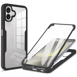 Phonesta Slim Protect 360 hoesje met Screenprotector voor Samsung Galaxy A06 4G/5G - Zwart