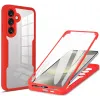 Phonesta Slim Protect 360 hoesje met Screenprotector voor Samsung Galaxy S24 FE - Rood