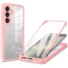 Phonesta Slim Protect 360 hoesje met Screenprotector voor Samsung Galaxy S24 FE - Roze