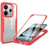 Phonesta Slim Protect 360 hoesje met Screenprotector voor Xiaomi Redmi Note 14 5G - Rood