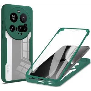 Phonesta Slim Protect 360 hoesje met Screenprotector voor Xiaomi 15 Ultra - Groen