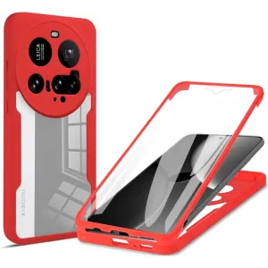 Phonesta Slim Protect 360 hoesje met Screenprotector voor Xiaomi 15 Ultra - Rood