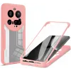 Phonesta Slim Protect 360 hoesje met Screenprotector voor Xiaomi 15 Ultra - Roze