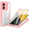 Phonesta Slim Protect 360 hoesje met Screenprotector voor Xiaomi Poco M7 Pro - Roze