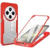 Phonesta Slim Protect 360 hoesje met Screenprotector voor Xiaomi Redmi 14C / Xiaomi Poco C75 - Rood