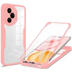 Phonesta Slim Protect 360 hoesje met Screenprotector voor HONOR 400 Pro - Roze