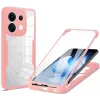 Phonesta Slim Protect 360 hoesje met Screenprotector voor Oppo Reno13 - Roze