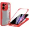 Phonesta Slim Protect 360 hoesje met Screenprotector voor Oppo Reno13 F 4G/5G / Reno13 FS 5G - Rood