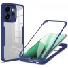 Phonesta Slim Protect 360 hoesje met Screenprotector voor Oppo Reno14 F/FS - Blauw 0
