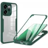 Phonesta Slim Protect 360 hoesje met Screenprotector voor Oppo Reno14 F/FS - Groen 0