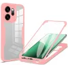 Phonesta Slim Protect 360 hoesje met Screenprotector voor Oppo Reno14 F/FS - Roze 0