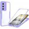 Phonesta Slim Protect 360 hoesje met Screenprotector voor Realme 14x / C75 - Paars 0