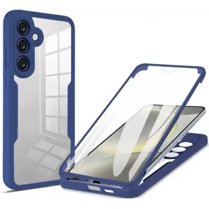 Phonesta Slim Protect 360 hoesje met Screenprotector voor Samsung Galaxy A55 - Blauw