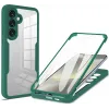 Phonesta Slim Protect 360 hoesje met Screenprotector voor Samsung Galaxy S25 FE - Groen