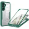Phonesta Slim Protect 360 hoesje met Screenprotector voor Samsung Galaxy S25 FE - Groen