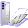 Phonesta Slim Protect 360 hoesje met Screenprotector voor Samsung Galaxy S25 FE - Paars