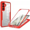 Phonesta Slim Protect 360 hoesje met Screenprotector voor Samsung Galaxy S25 FE - Rood