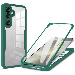 Phonesta Slim Protect 360 hoesje met Screenprotector voor Samsung Galaxy A15 4G/5G - Groen