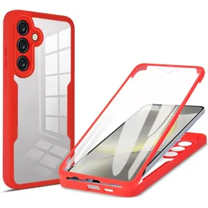 Phonesta Slim Protect 360 hoesje met Screenprotector voor Samsung Galaxy S23 FE - Rood