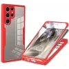 Phonesta Slim Protect 360 hoesje met Screenprotector voor Samsung Galaxy S24 Ultra - Rood