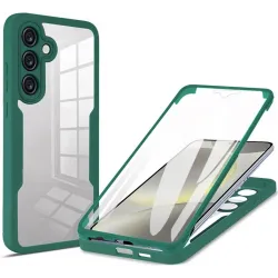 Phonesta Slim Protect 360 hoesje met Screenprotector voor Samsung Galaxy S25 Plus/S24 Plus - Groen