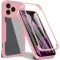 Phonesta Slim Protect 360 hoesje met Screenprotector voor Apple iPhone 17 Pro - Roze