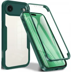 Phonesta Slim Protect 360 hoesje met Screenprotector voor Apple iPhone Air - Groen