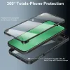 Phonesta Slim Protect 360 hoesje met Screenprotector voor Apple iPhone Air - Zwart 2