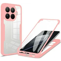 Phonesta Slim Protect 360 hoesje met Screenprotector voor Xiaomi 15T Pro - Roze