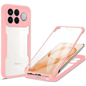 Phonesta Slim Protect 360 hoesje met Screenprotector voor Xiaomi Poco F8 Ultra - Roze