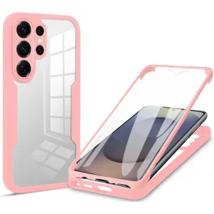 Phonesta Slim Protect 360 hoesje met Screenprotector voor Samsung Galaxy S26 Ultra - Roze