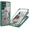 Phonesta Slim Protect 360 hoesje met Screenprotector en MagSafe voor Samsung Galaxy S24 Ultra - Groen