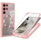 Phonesta Slim Protect 360 hoesje met Screenprotector en MagSafe voor Samsung Galaxy S24 Ultra - Roze