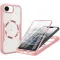 Phonesta Slim Protect 360 hoesje met Screenprotector en MagSafe voor Apple iPhone 17e/16e - Roze