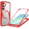 Phonesta Slim Protect 360 hoesje met Screenprotector en MagSafe voor Samsung Galaxy A17/A16 - Rood