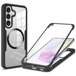 Phonesta Slim Protect 360 hoesje met Screenprotector en MagSafe voor Samsung Galaxy A36/A56 - Zwart