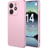 Phonesta Soft Silk Silicone Back Cover hoesje voor Xiaomi Redmi Note 14 4G 164.8mm - Roze