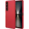 Phonesta Soft Silk Silicone Back Cover hoesje voor Sony Xperia 1 VII - Rood