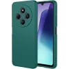 Phonesta Soft Silk Silicone Back Cover hoesje voor Xiaomi Redmi 14C / Xiaomi Poco C75 - Donkergroen 0